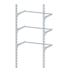 Standard Wall Racks 3 Rods w/2 vertical brackets