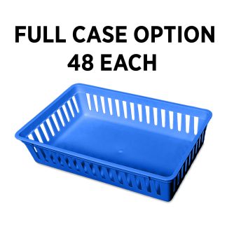 Plastic Mesh Basket, FULL CASE OPTION = 48 EACH
