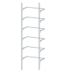 Standard Wall Racks 6 Rods w/2 vertical brackets