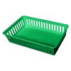 Plastic Mesh Basket, Full Case, Green