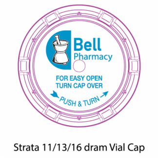 Bell Pharmacy Custom Strata Cap Size 13/16 - Pre-Paid