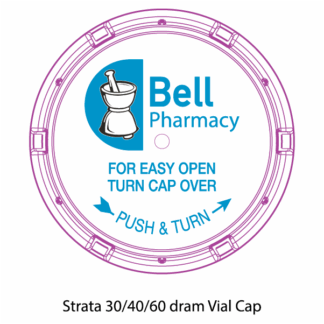 Bell Pharmacy Custom Strata Cap Size 30/40/60 - Pre-Paid